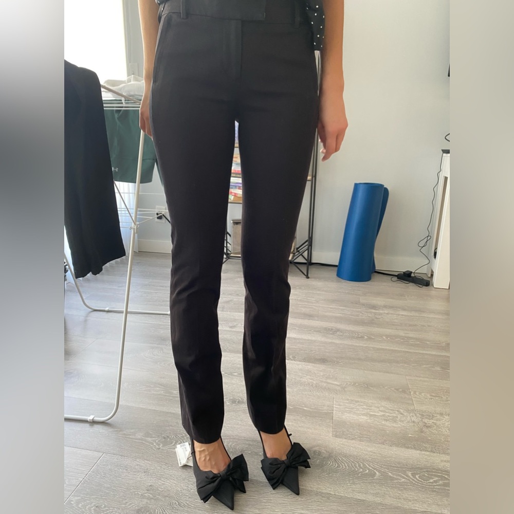 J. Crew black Campbell trouser
